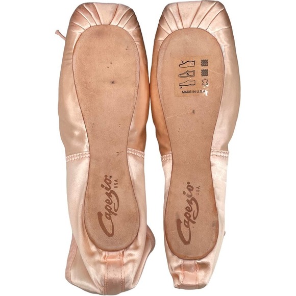 Capezio 176 European Pink Contempora Ballet Pointe Shoes 4B - Picture 7 of 9
